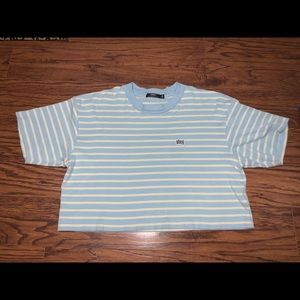 Obey baby blanket crop top